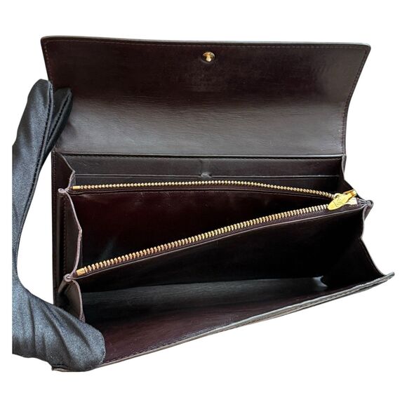 Authentic Louis Vuitton Bernie Monogram Patent Leather Long Wallet W/ COA Purple - Picture 3 of 8